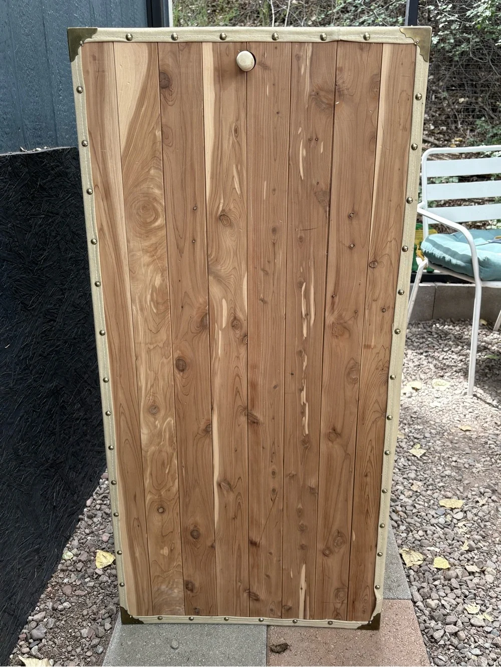 Vintage LL Bean Cedar & Canvas Camp Closet Wardrobe Outdoors VTG 70s Mid-Century